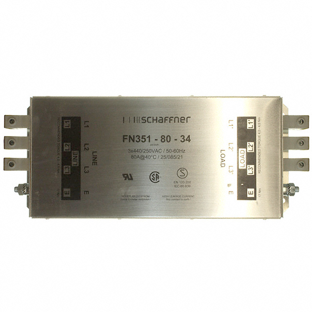 FN3518034 Schaffner EMC Inc. フィルタ DigiKey